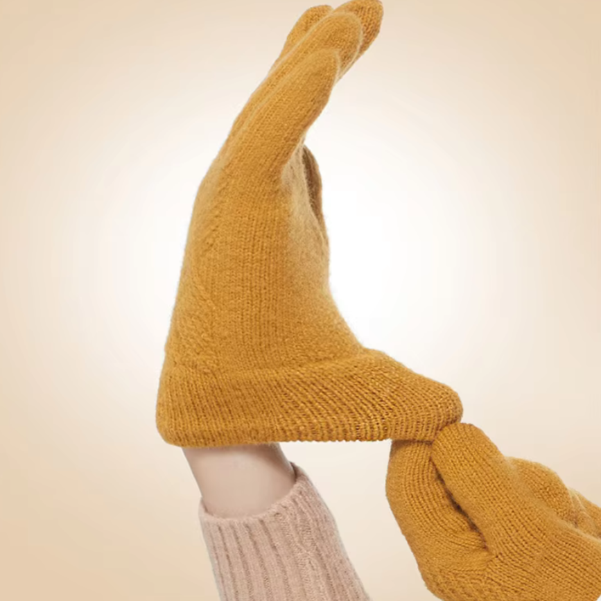 Diamond Knit Gloves