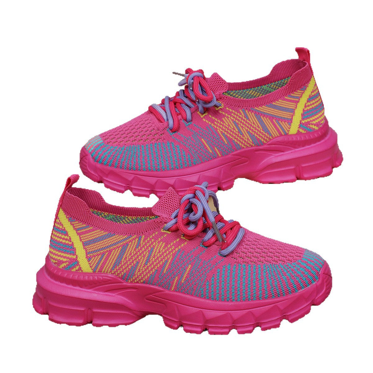 Cleo - Women's Breathable Mesh Travel Sneakers, Lightweight Korean-Style Running Shoes