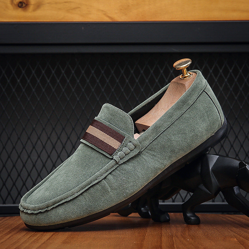 Cyrus - Men's Slip-On Penny Loafers, Round-Toe Comfort Dress Shoes
