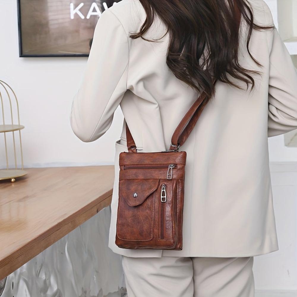 Rebecca - Vegan Leather Crossbody Shoulder Bag