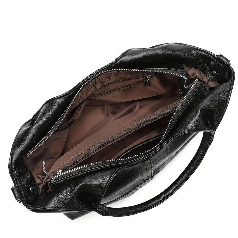 Laurie - Vegan Leather Structured Handbag