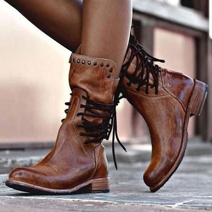 Emilia - Leather Boots