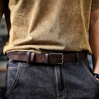 The Buckhorn Full-Grain Leather Belt