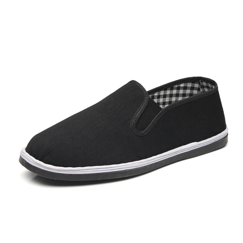 Hugo - Unisex Classic Canvas Flats, Low-Top Cloth Shoes