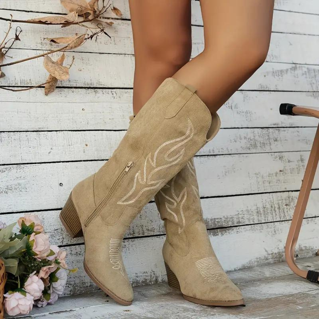 Joyce - Western Cowboy Boots