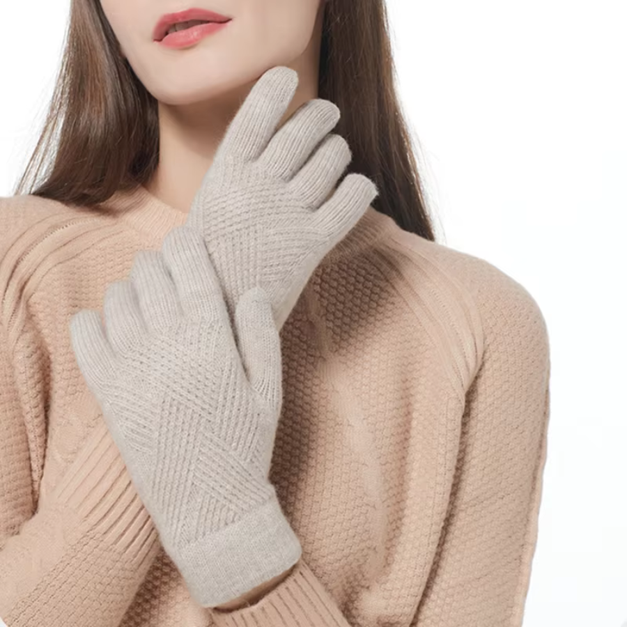 Diamond Knit Gloves