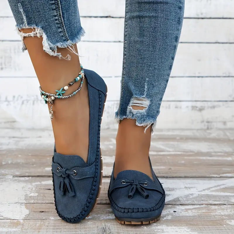 Reagan - Classic Bow Loafers