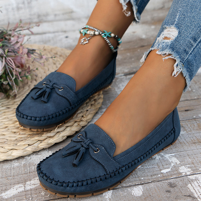 Reagan - Classic Bow Loafers