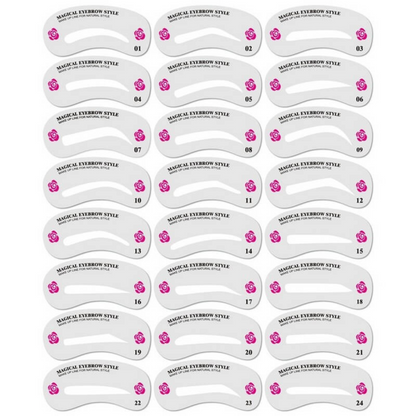BrowMaster - Complete Eyebrow Stamping and Shaping Set
