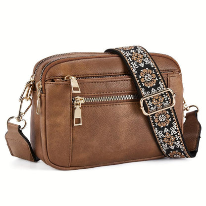 Christine - Vegan Leather Crossbody Shoulder Bag