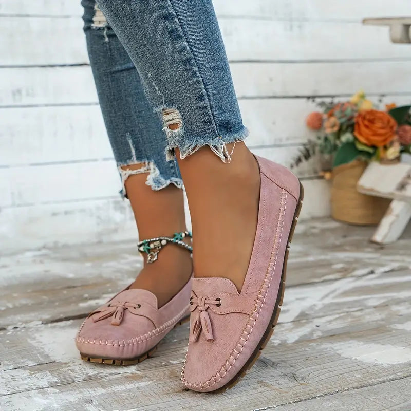 Reagan - Classic Bow Loafers