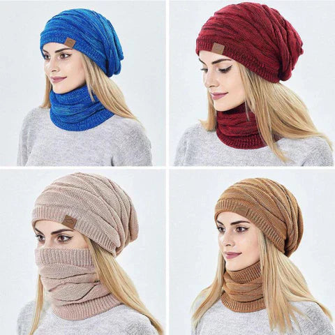 FrostFit Duo – Thermal Winter Hat and Scarf Set - Unisex