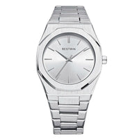 Silver / White