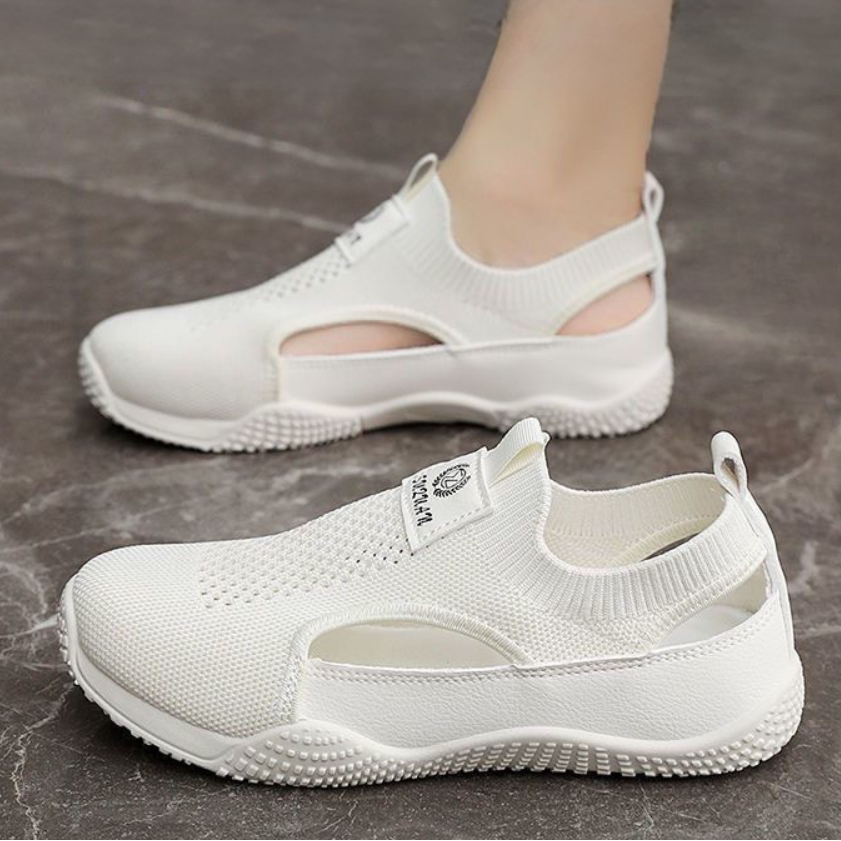 Ivy - Women's Orthopedic Cut-Out Slip-On Shoes, Breathable Elderly Sneakers
