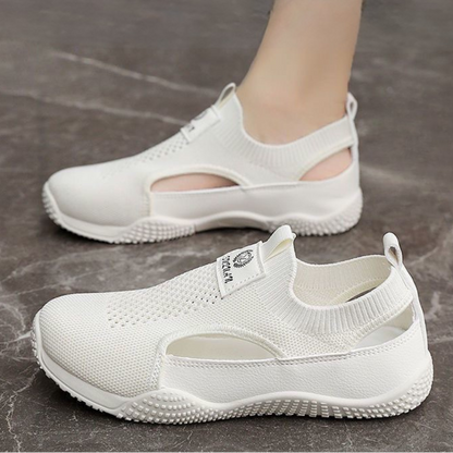Ivy - Women's Orthopedic Cut-Out Slip-On Shoes, Breathable Elderly Sneakers