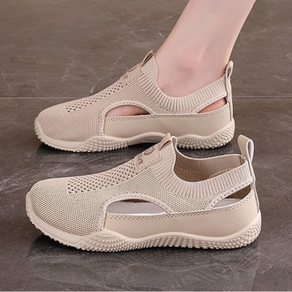 Ivy - Women's Orthopedic Cut-Out Slip-On Shoes, Breathable Elderly Sneakers