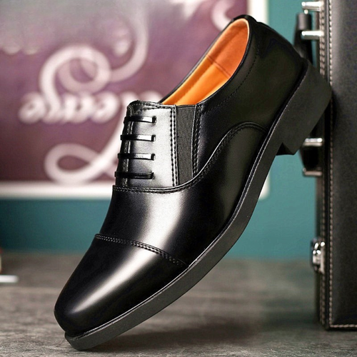 Wade - Men's Tri-Stitch Formal Oxfords, Classic Lace-Up Wedding Shoes