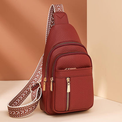 Margaret - Vegan Leather Sling Crossbody Bag