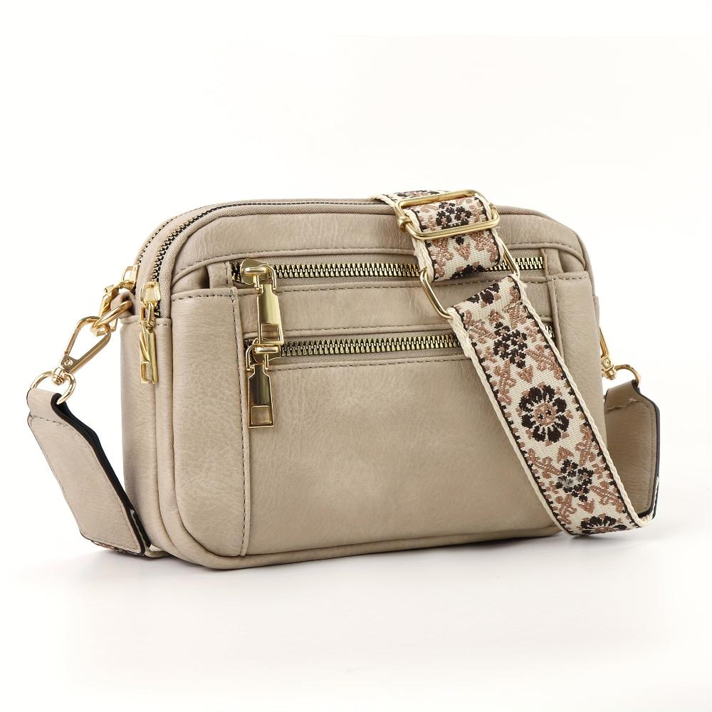 Christine - Vegan Leather Crossbody Shoulder Bag