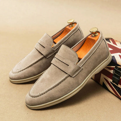 Alessandro Veneti Elegant Suede Loafers