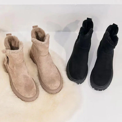 Kathryn - Faux Fur Ankle Boots