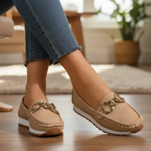 Ellie - Flat Buckle Loafers