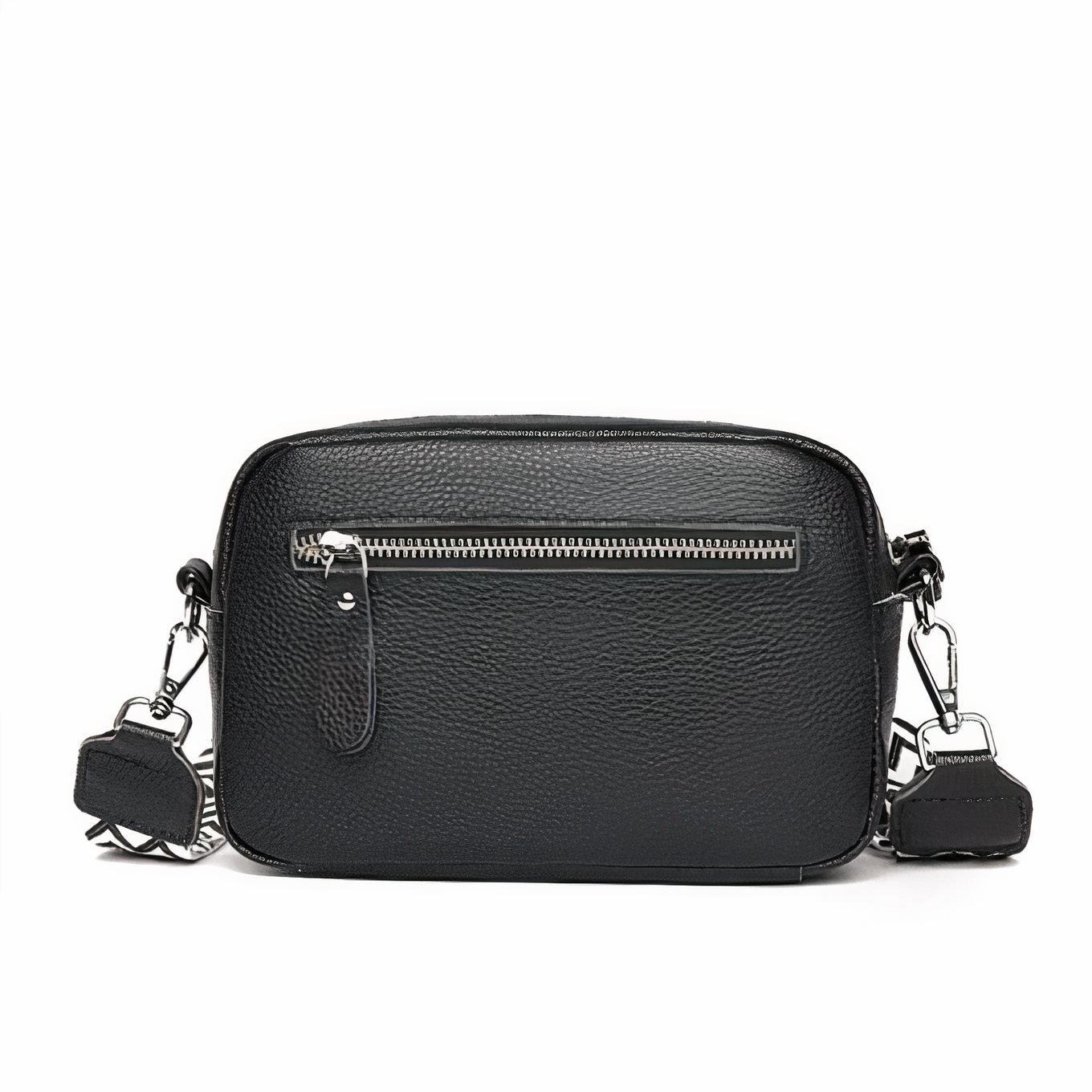 ChicZag - Rectangular leather crossbody bag
