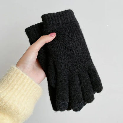 Diamond Knit Gloves