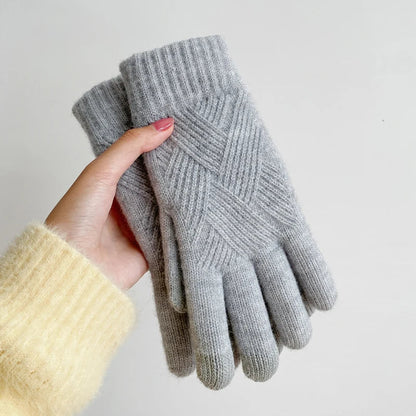 Diamond Knit Gloves
