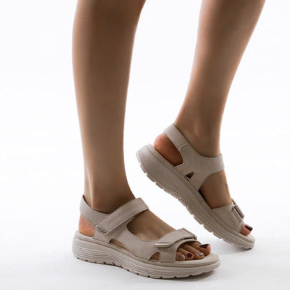 Zara - Platform Velcro Sandals