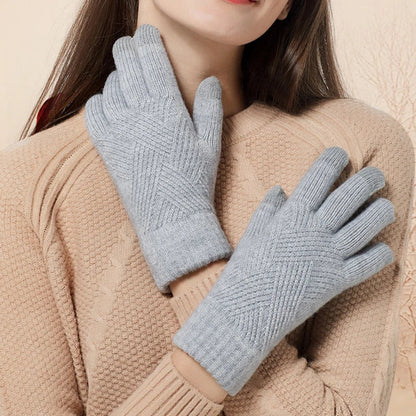 Diamond Knit Gloves