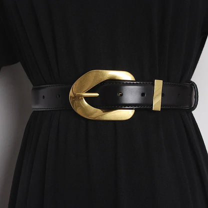 Runway Genuine Leather Waistband Belt
