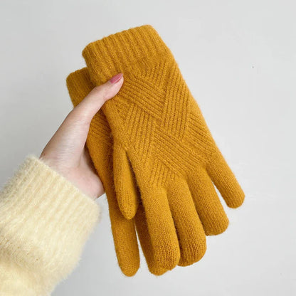 Diamond Knit Gloves