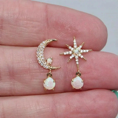 Lori - Moon Star Earrings
