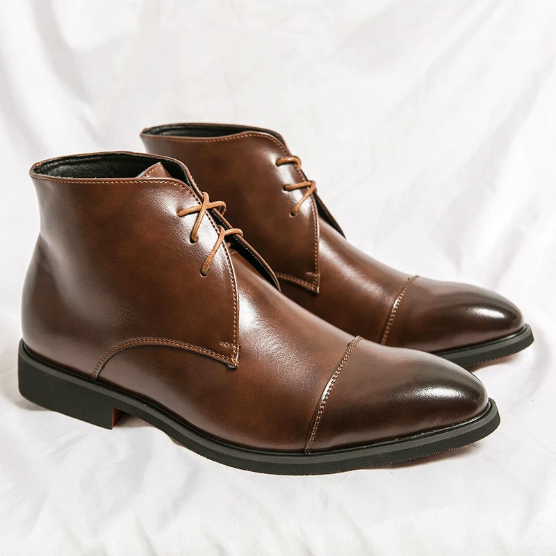 Lorenzo Vitali Ankle Boots with Lace Closure