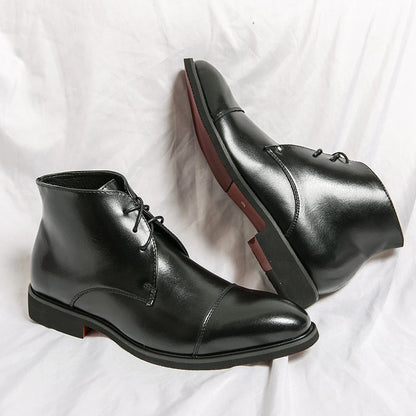 Lorenzo Vitali Ankle Boots with Lace Closure