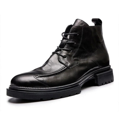 Lorenzo Vitali Retro Ankle Boots with Chunky Sole