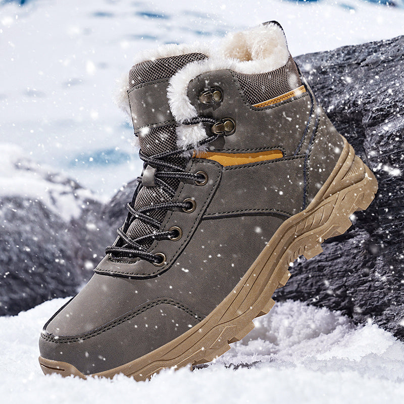 Men’s Outdoor Trek Boots with Plush Lining