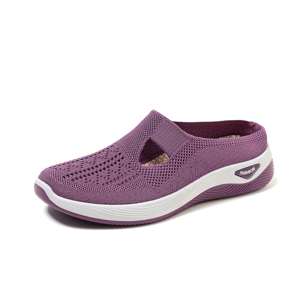 Tess - Women's Orthopedic Backless Comfort Shoes, Breathable Slip-On Mules