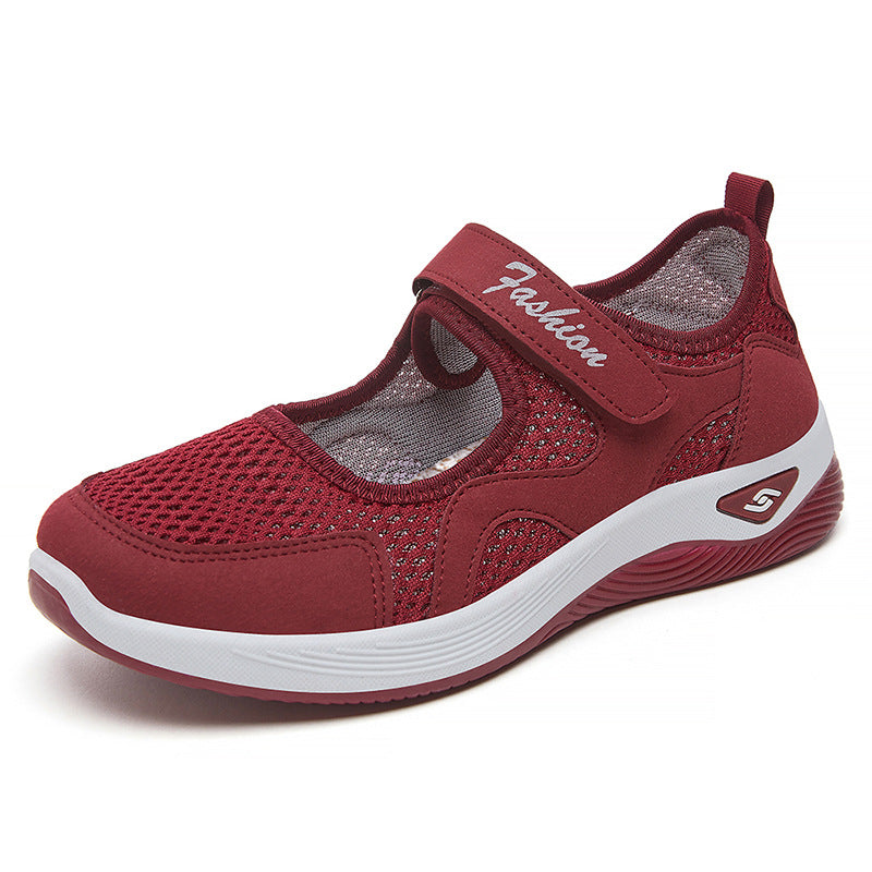 Elara - Women's Orthopedic Walking Shoes, Adjustable Strap Comfort Sneakers