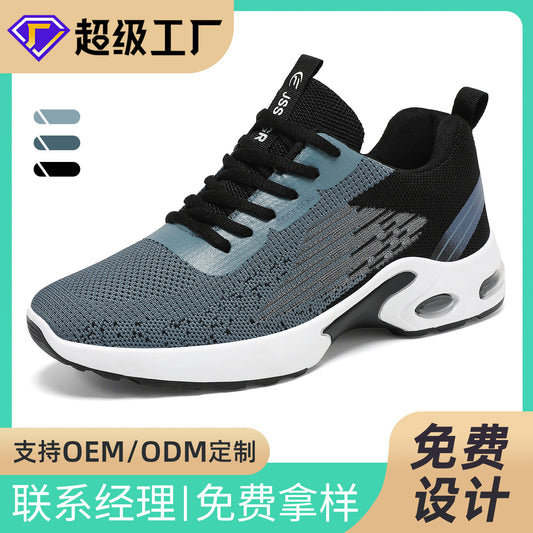Cruz - Men's Soft-Sole Breathable Running Shoes, Driving Sneakers