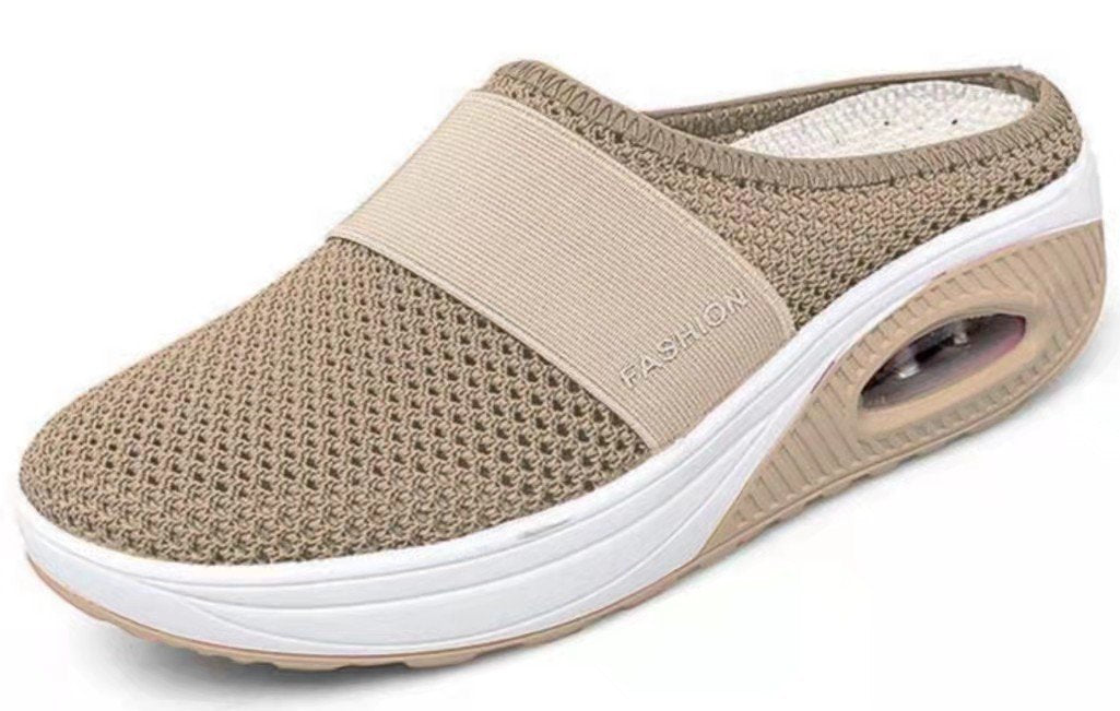 Sofia - Women's Orthopedic Backless Slip-On Shoes, Cushioned Comfort Mules