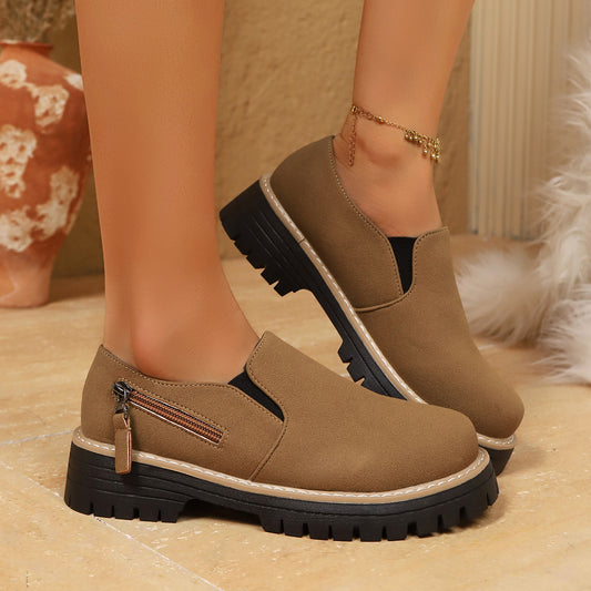 Skye - Women's Suede Chelsea Boots, Side-Zip Ankle Booties