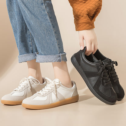 Wren - Unisex Classic Platform Sneakers, Couples Skate Shoes