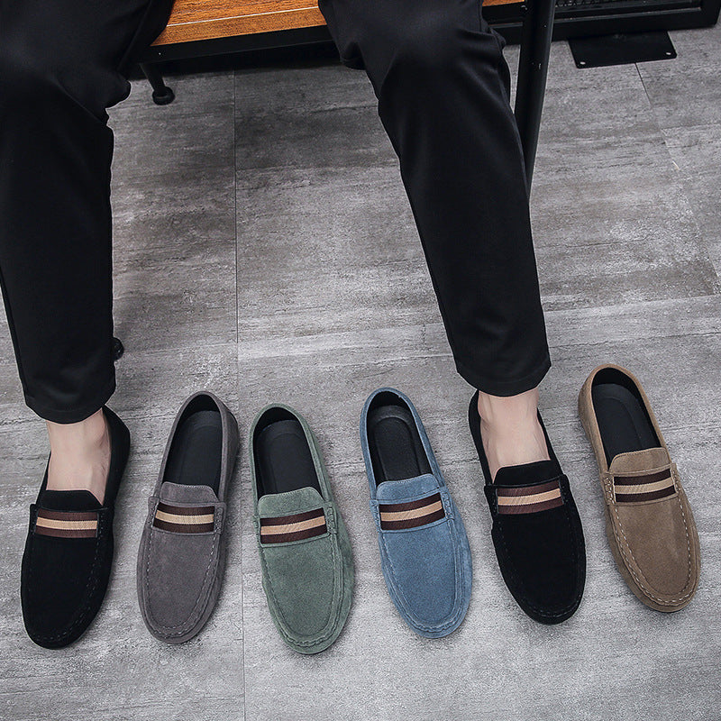 Cyrus - Men's Slip-On Penny Loafers, Round-Toe Comfort Dress Shoes