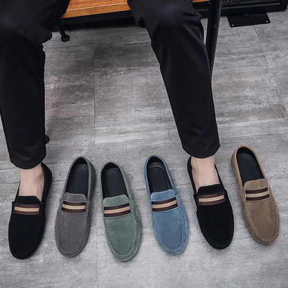 Cyrus - Men's Slip-On Penny Loafers, Round-Toe Comfort Dress Shoes