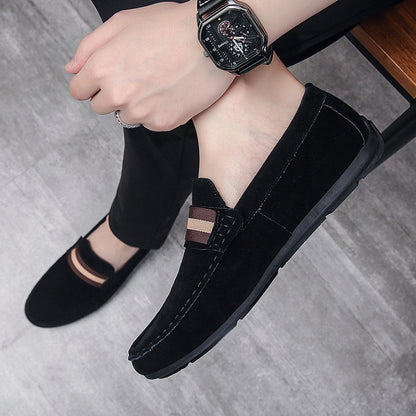 Cyrus - Men's Slip-On Penny Loafers, Round-Toe Comfort Dress Shoes