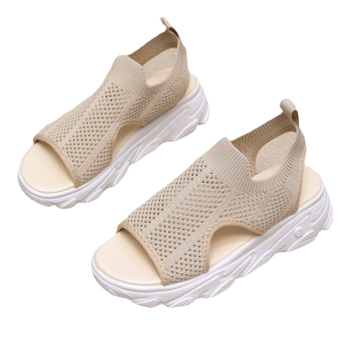 Vera - Women's Orthopedic Knit Slip-On Sandals, Stretch Comfort Shoes