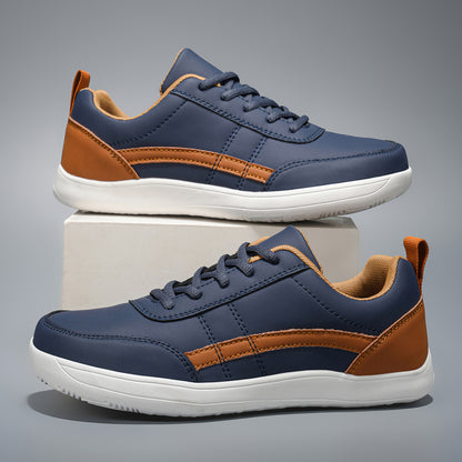 Ezra - Men's Orthopedic Wide-Toe Lace-Up Shoes, Cushioned Comfort Sneakers
