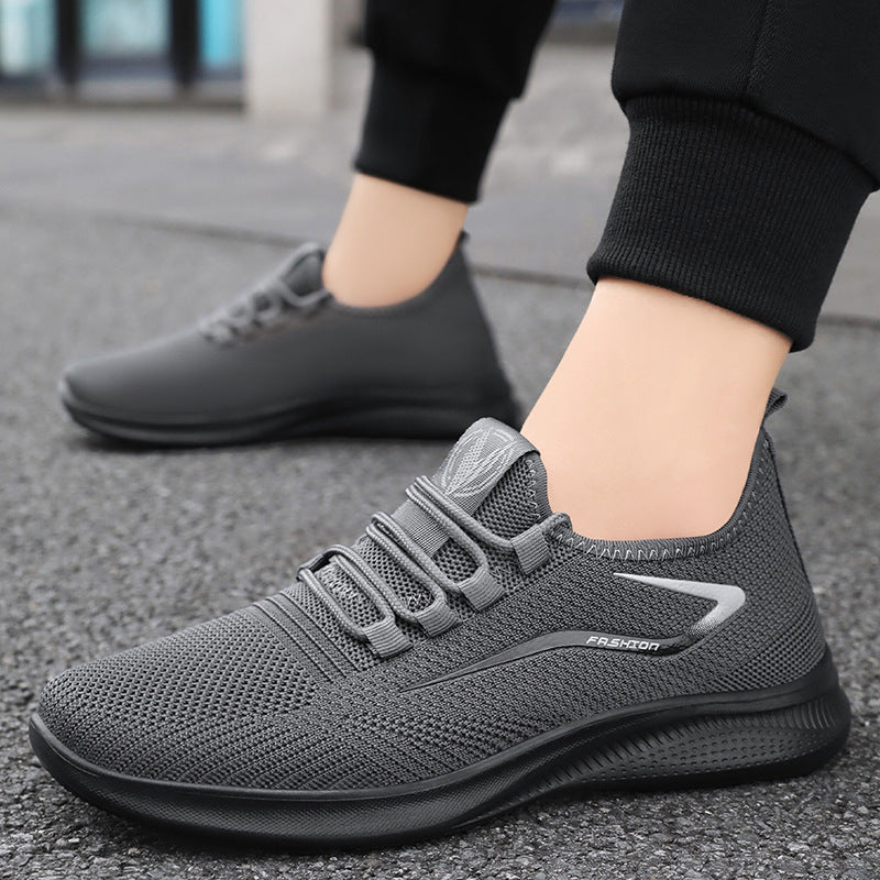 Kai - Men's Breathable Mesh Running Sneakers, Anti-Odor Sport Shoes
